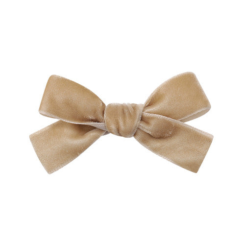 Multicolored Bow Velvet Hair Clips