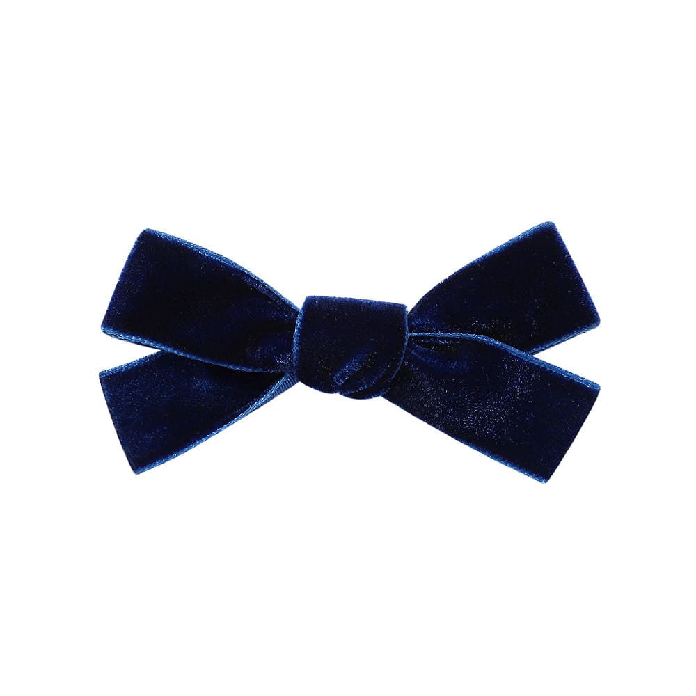 Multicolored Bow Velvet Hair Clips