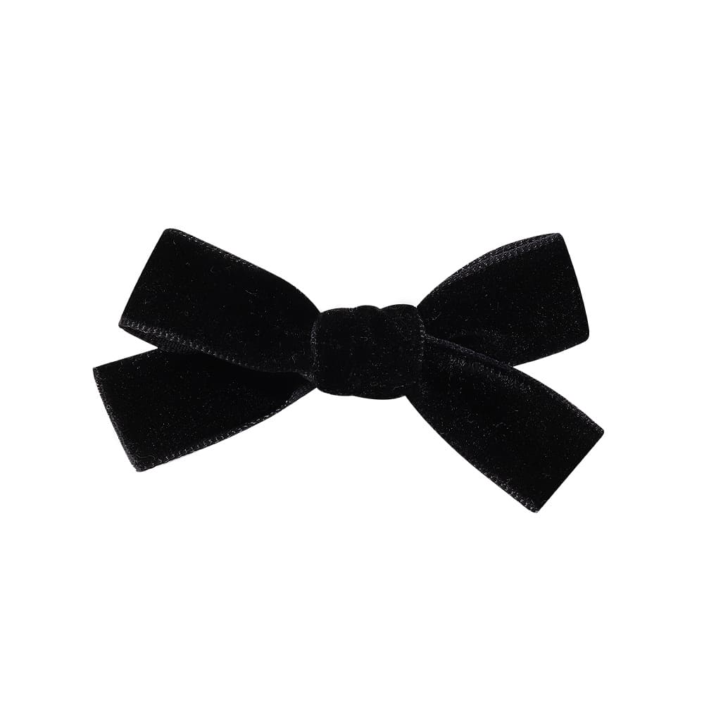 Multicolored Bow Velvet Hair Clips