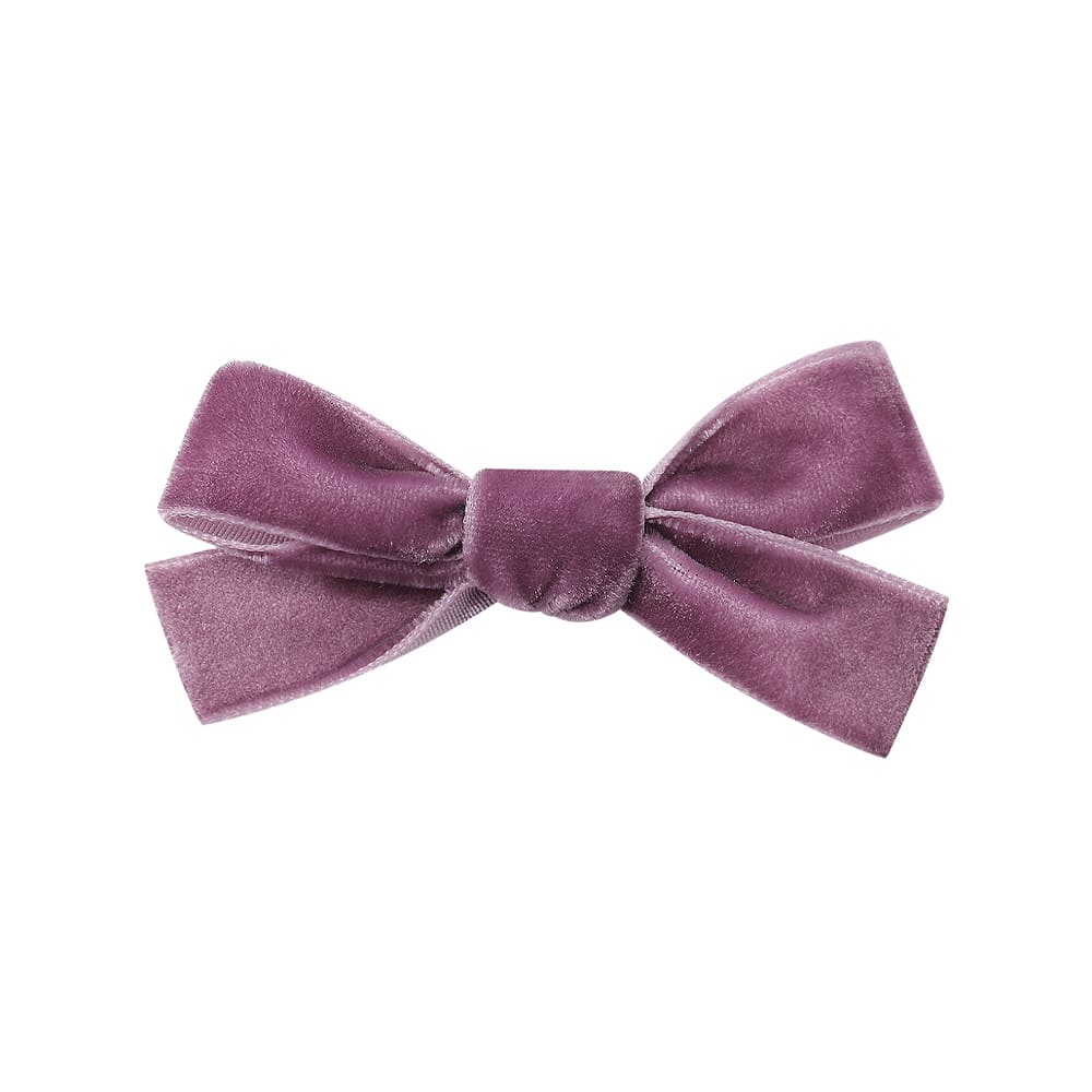 Multicolored Bow Velvet Hair Clips