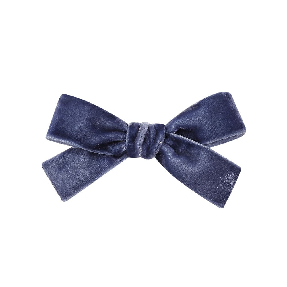 Multicolored Bow Velvet Hair Clips