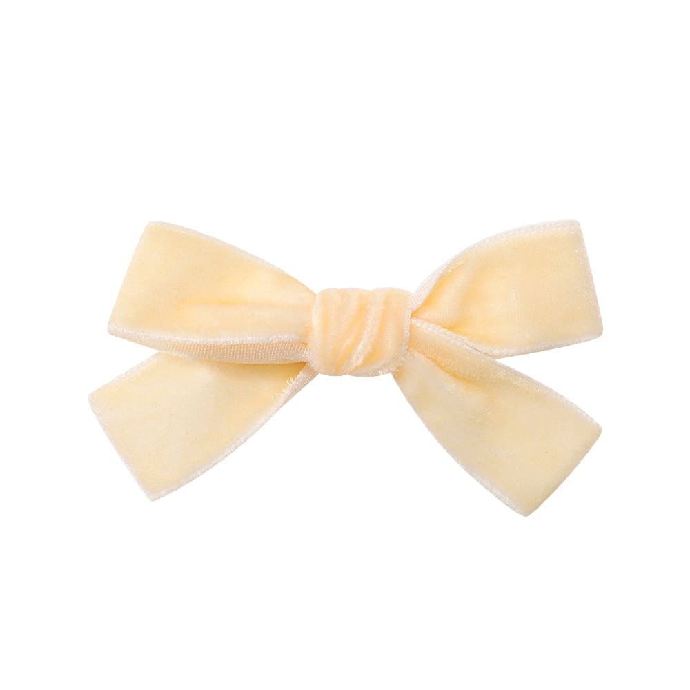 Multicolored Bow Velvet Hair Clips