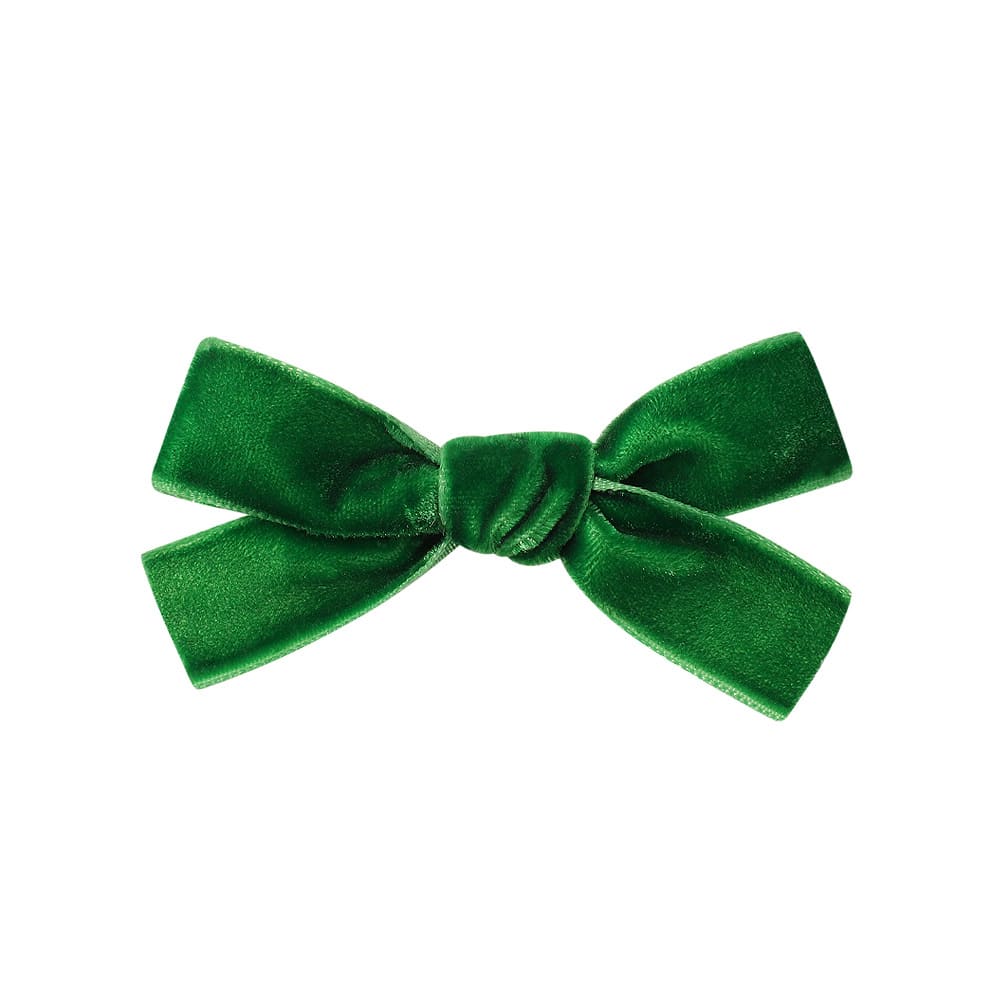 Multicolored Bow Velvet Hair Clips