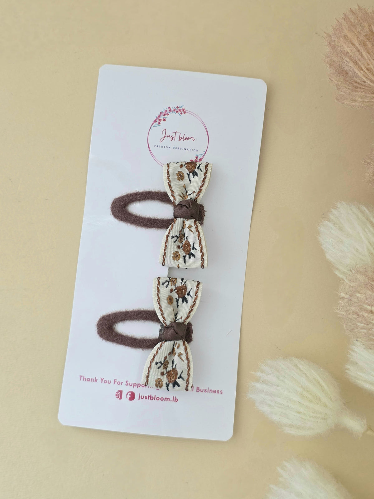 Country Garden Floral Hair Clips