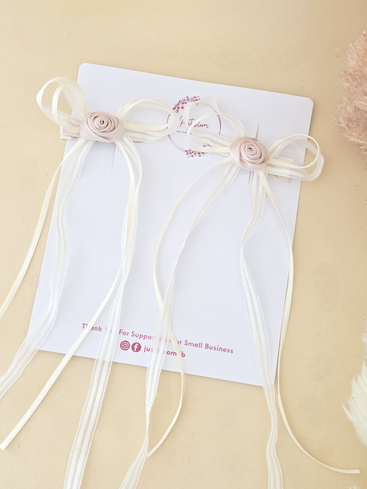 Whispering Blooms Hair Clips