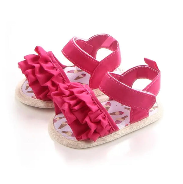 The rosebud sandals