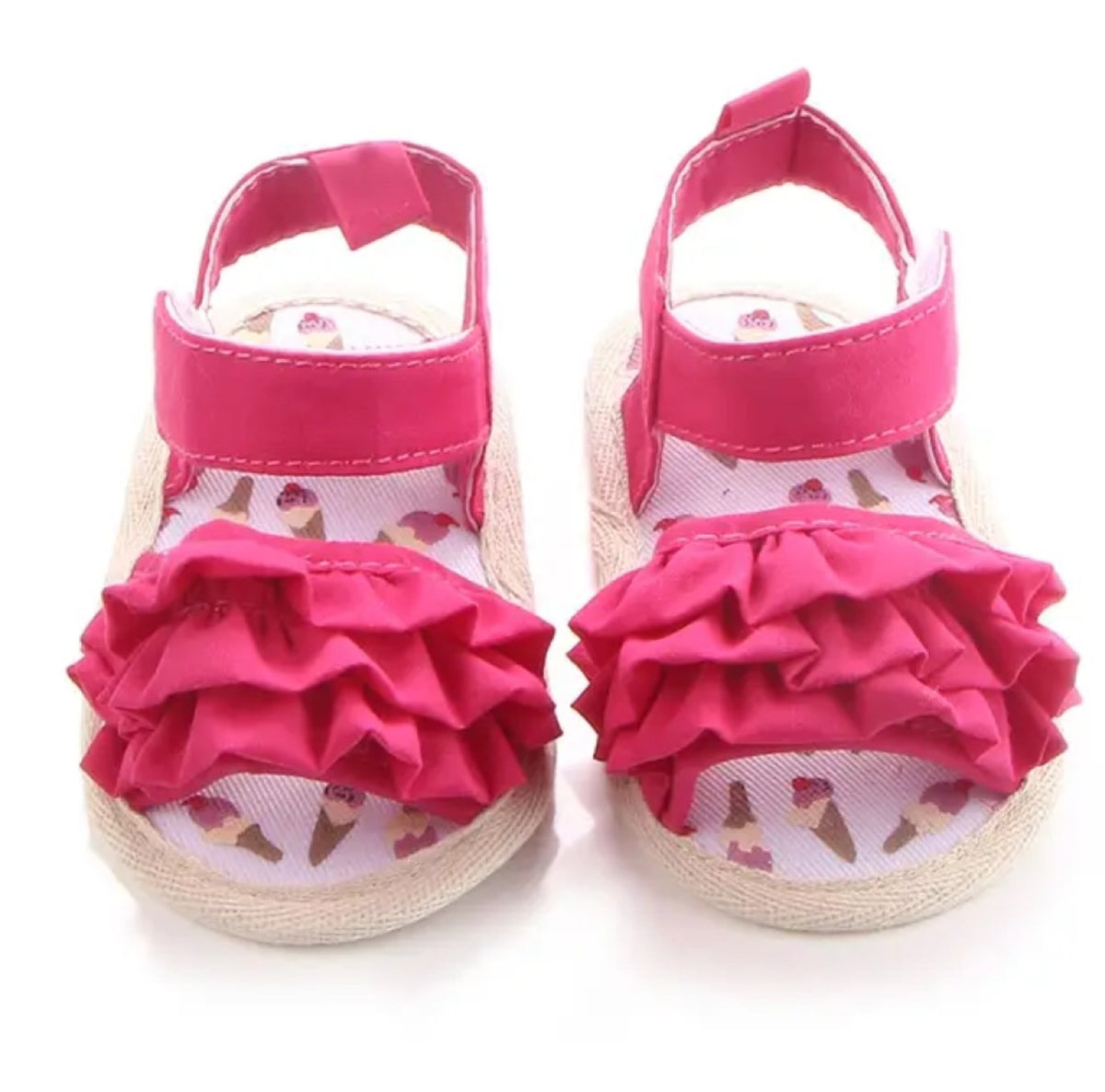 The rosebud sandals