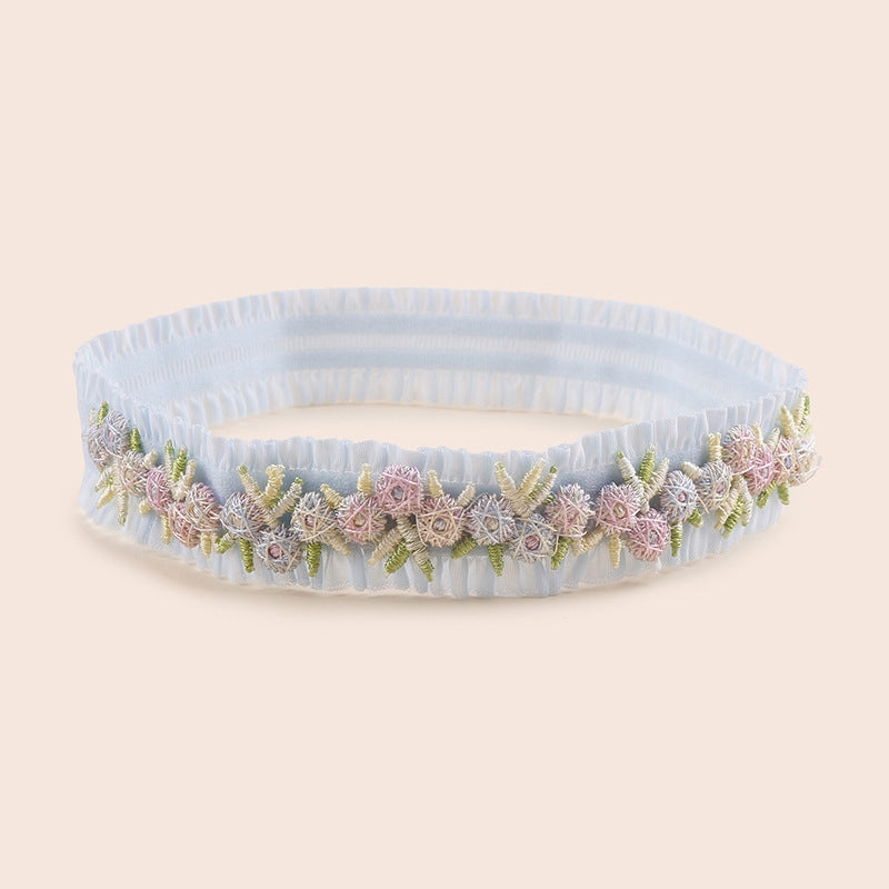 Blue baby headband