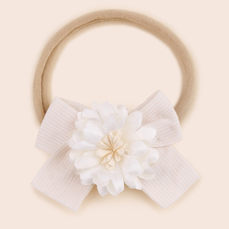 Offwhite thin baby headband Set