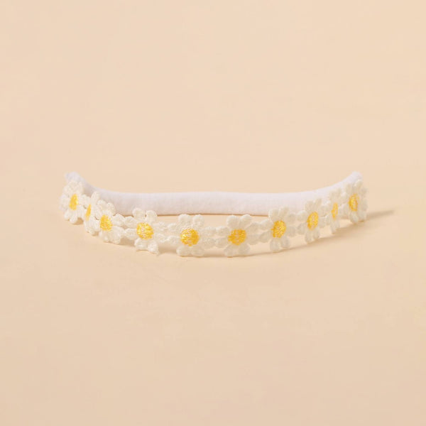 Sunflower baby headband