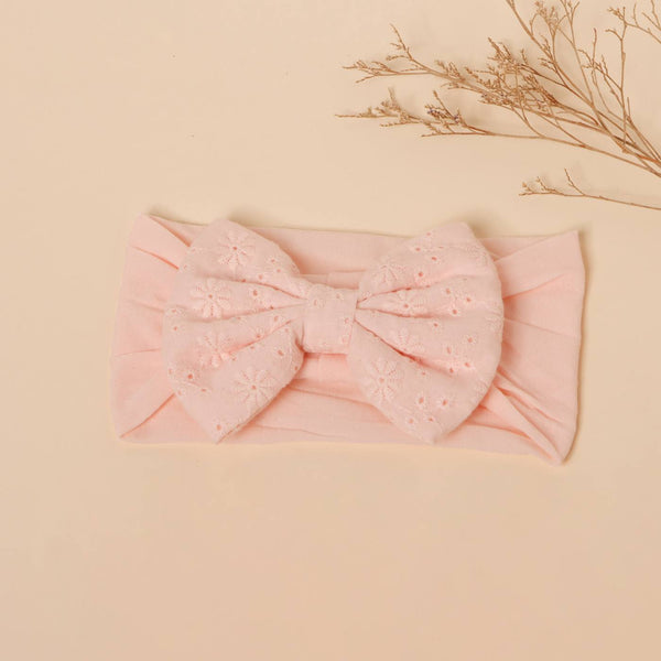 Light Pink Big Bow Headband