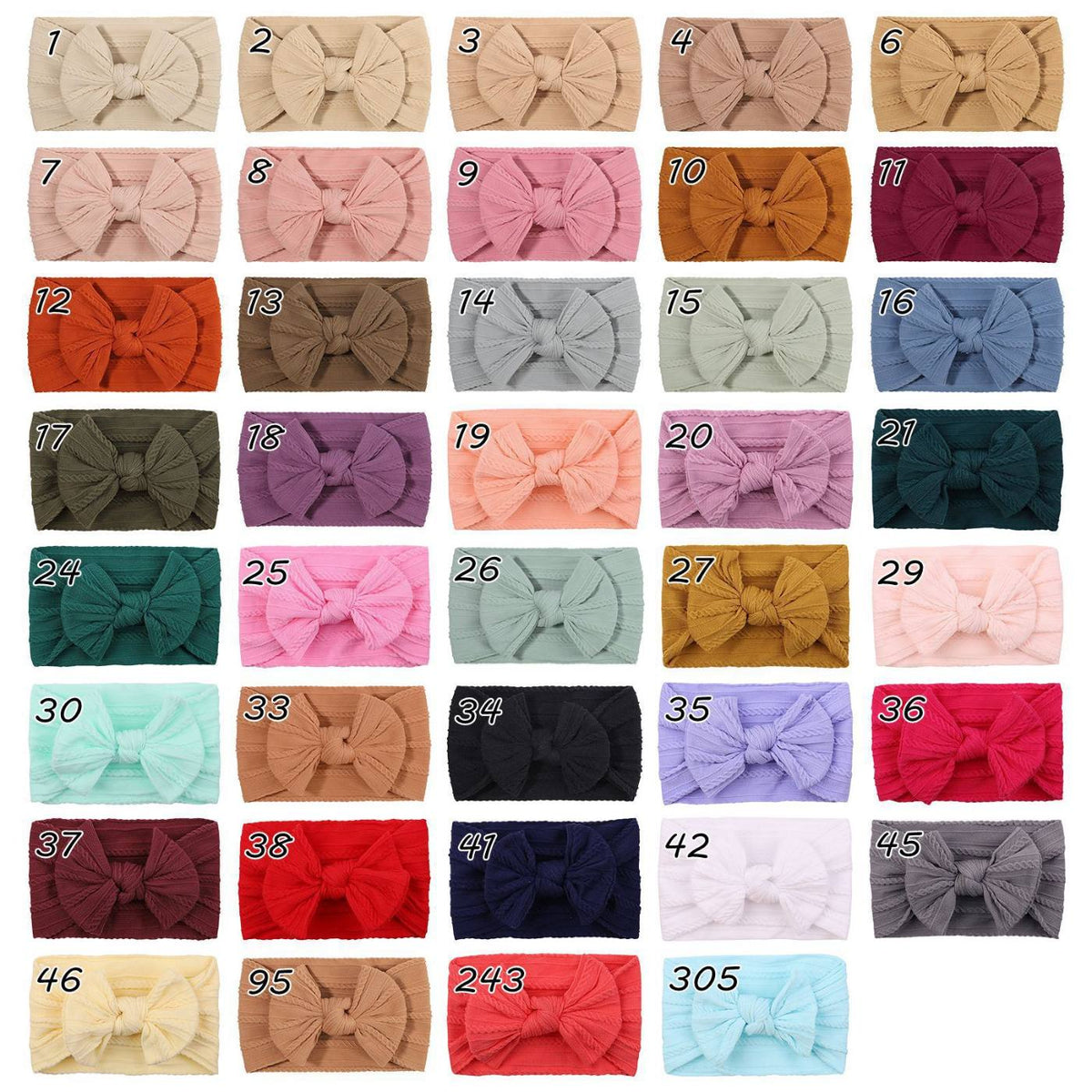 Medium Sized Bow Baby Headband