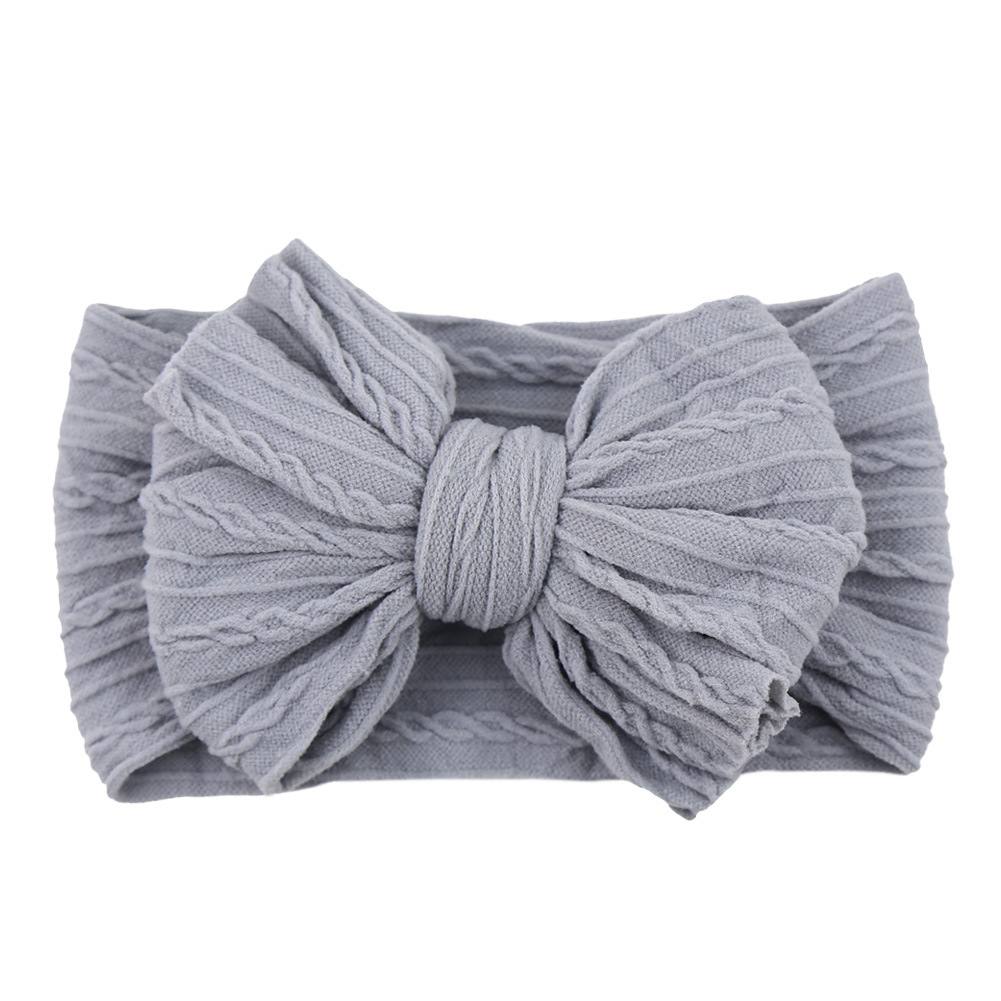 Patterned Big Bow Baby Headband