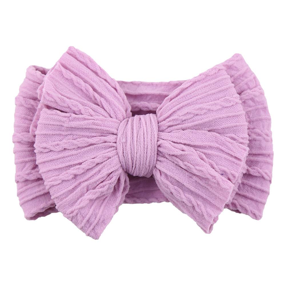 Patterned Big Bow Baby Headband
