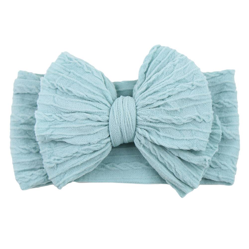 Patterned Big Bow Baby Headband