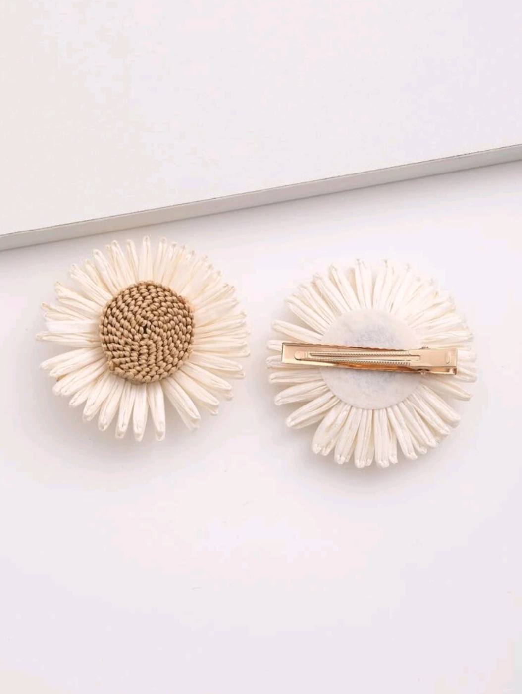 2pcs Sunflower Hair Clip