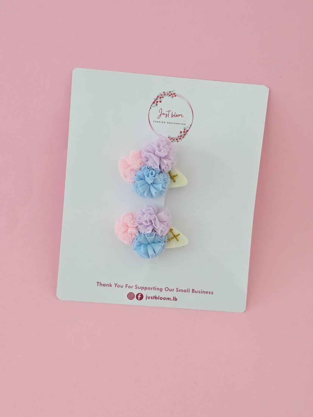 2pcs Ice Cream Cone Hair Clip