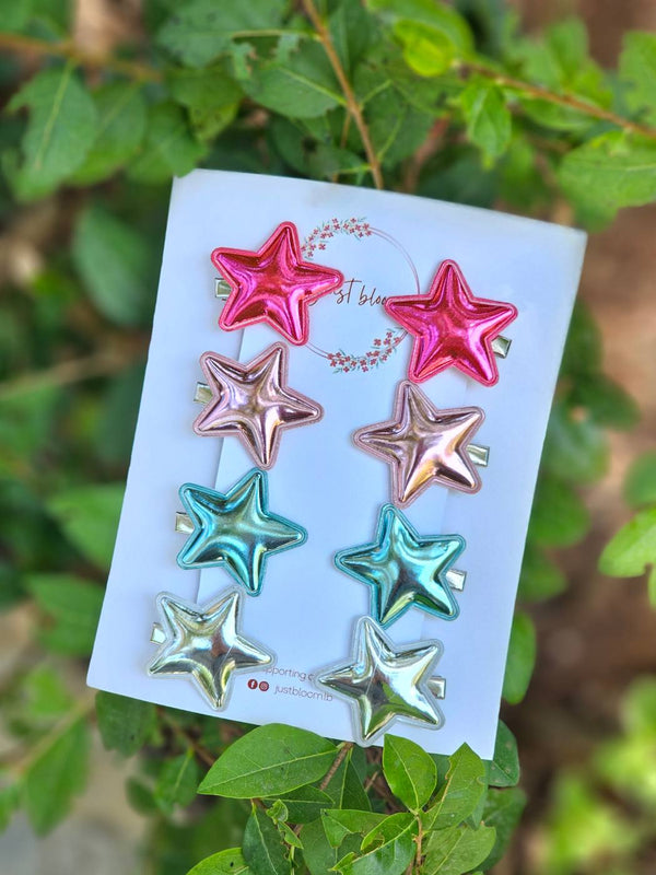 6pcs Mini Star Hair Clip Set