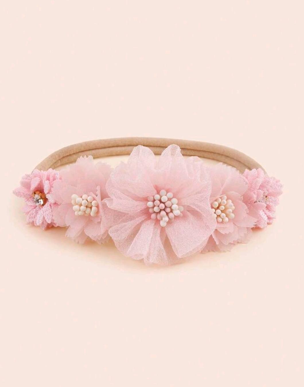 1pc Pink Baby Headband set