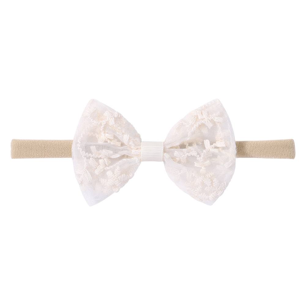 1PC Embroidered Bow Baby Headband