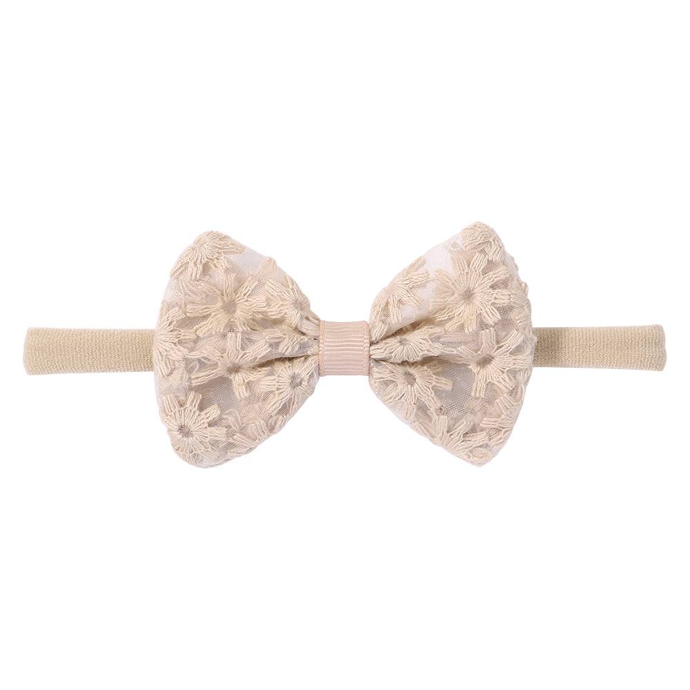 1PC Embroidered Bow Baby Headband