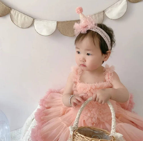 1pc Blush Pink Birthday Headpiece