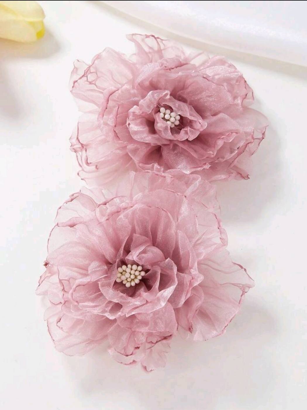 2pcs Big Flower Hair Clip