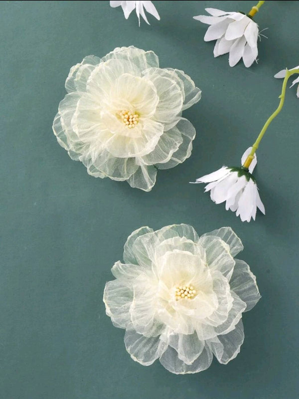 2pcs Big Flower Hair Clip