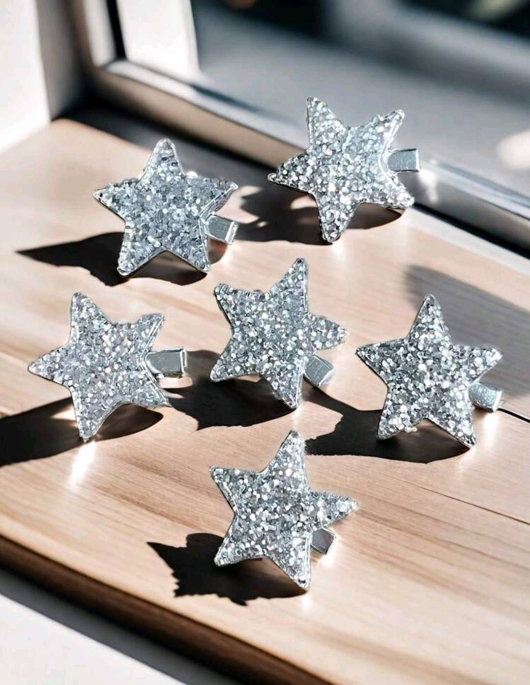 4pcs Star Mini Hair Clip