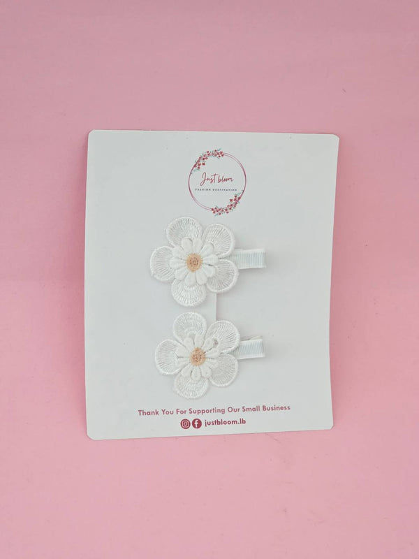 2pcs Daisy Pink Hair Clip