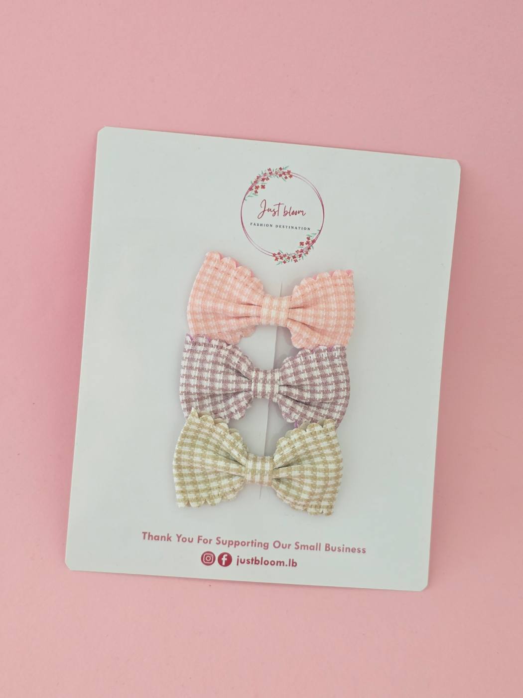 42pcs Squared Bow Hair Clip