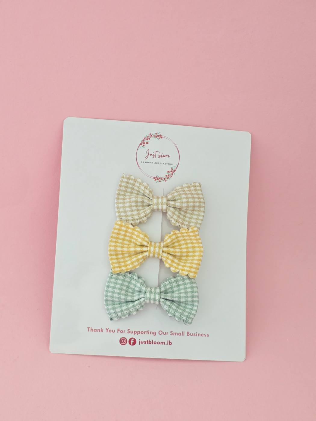 42pcs Squared Bow Hair Clip