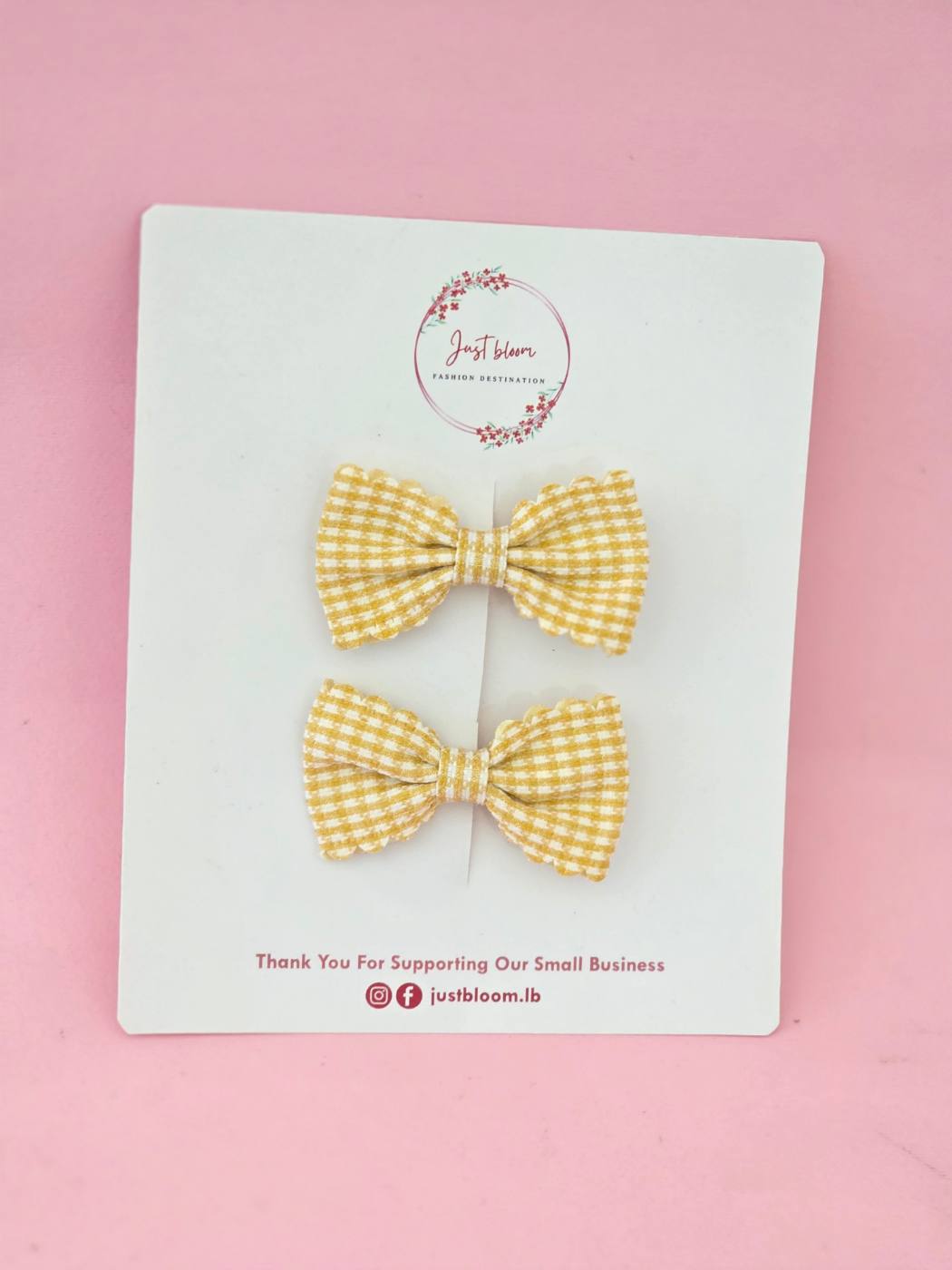 42pcs Squared Bow Hair Clip