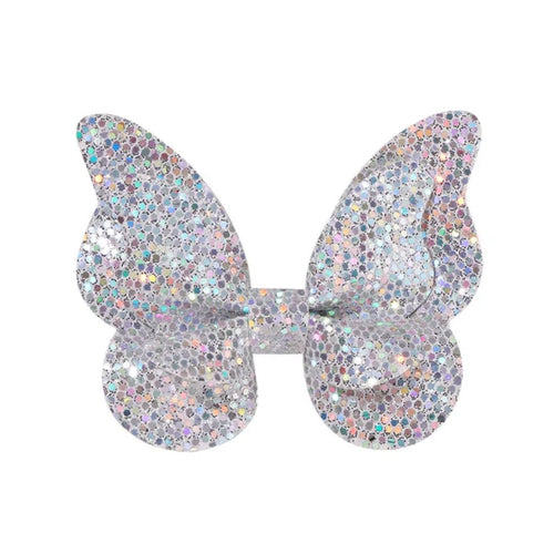2pc Shimmery Butterfly Hair Clip
