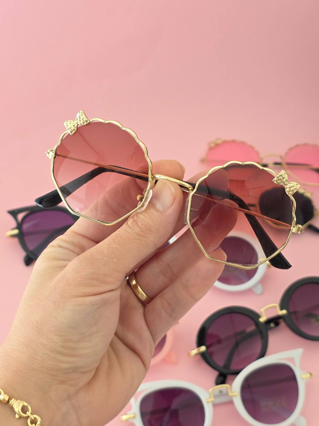 1pc Belka Bow Sunglasses