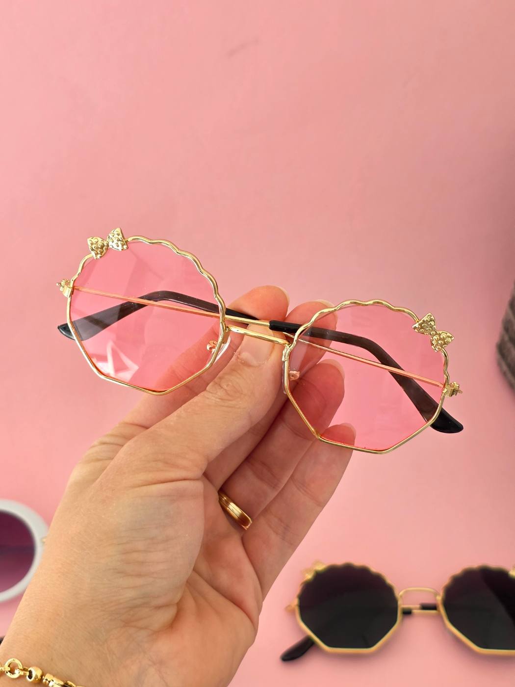 1pc Belka Bow Sunglasses