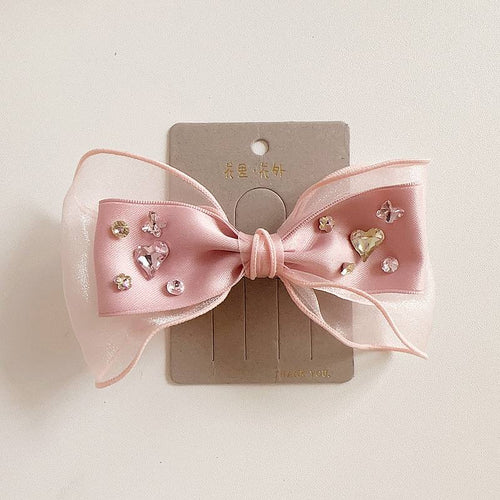 1pc Star Dust Bow Hair Clip