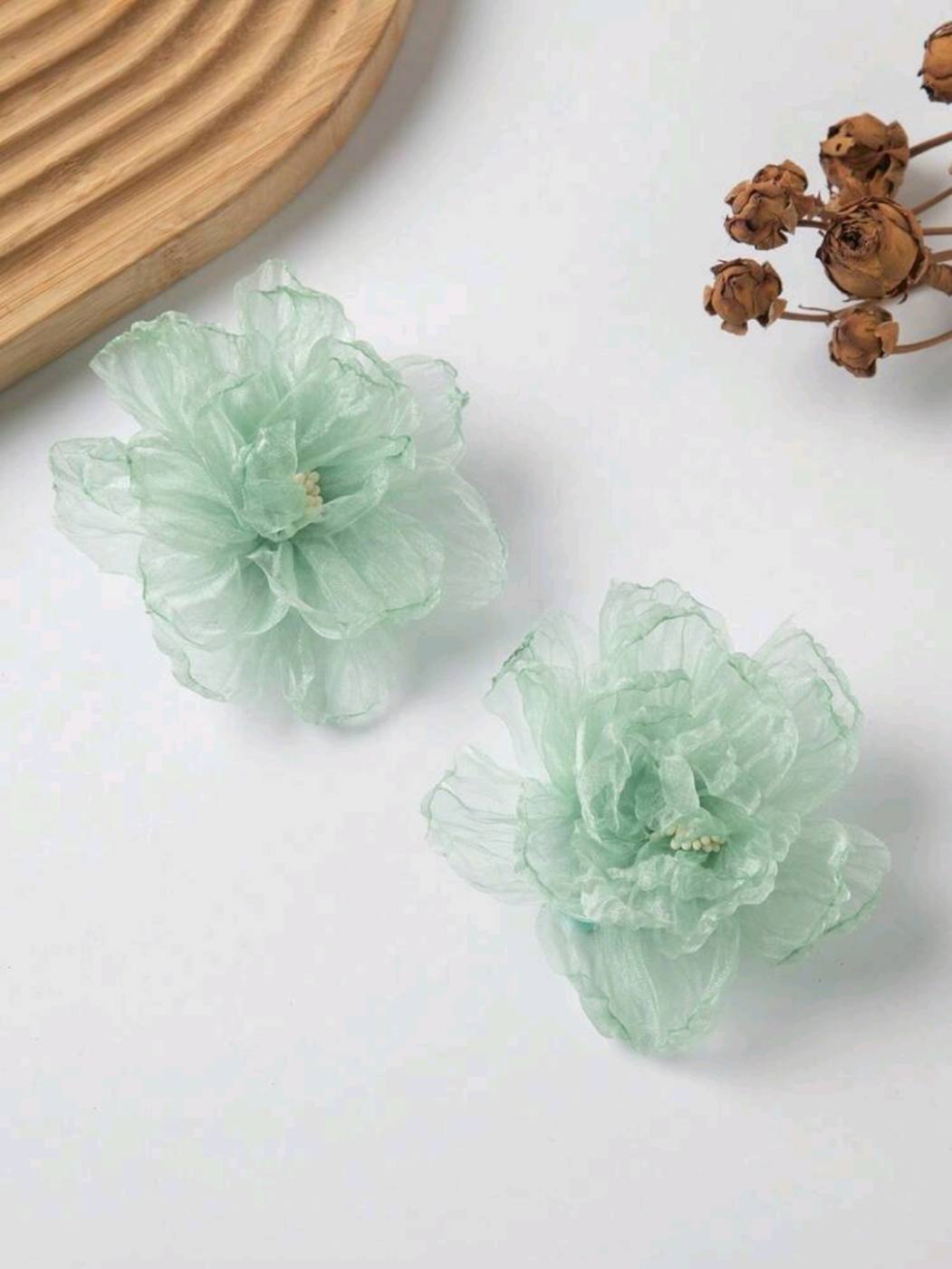 2pcs Big Flower Hair Clip