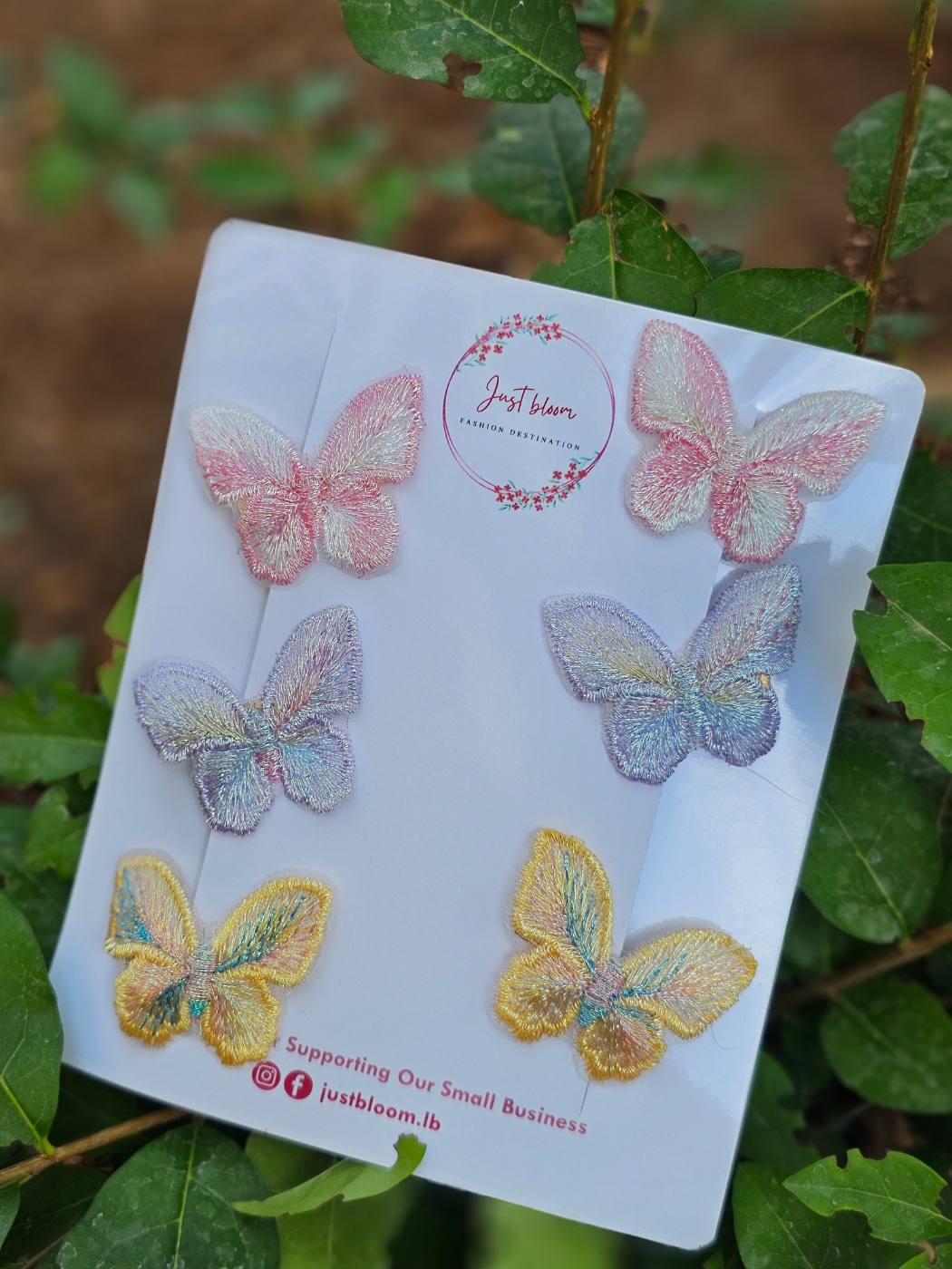 6pcs Butterfly Hair Clip set