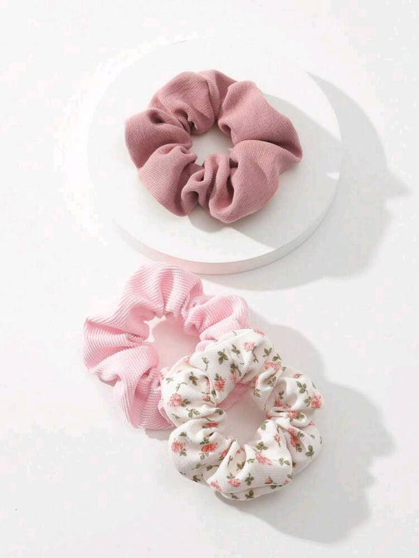 3pcs Bois Des Roses scrunchies set