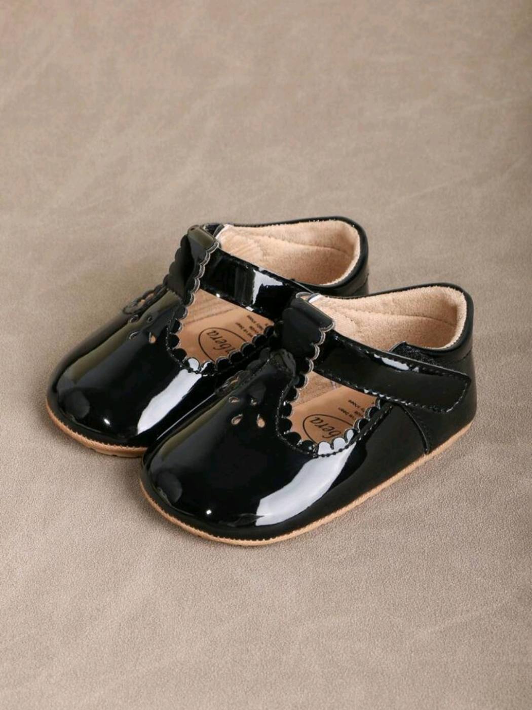 Shiny Black Newborn Ballerina