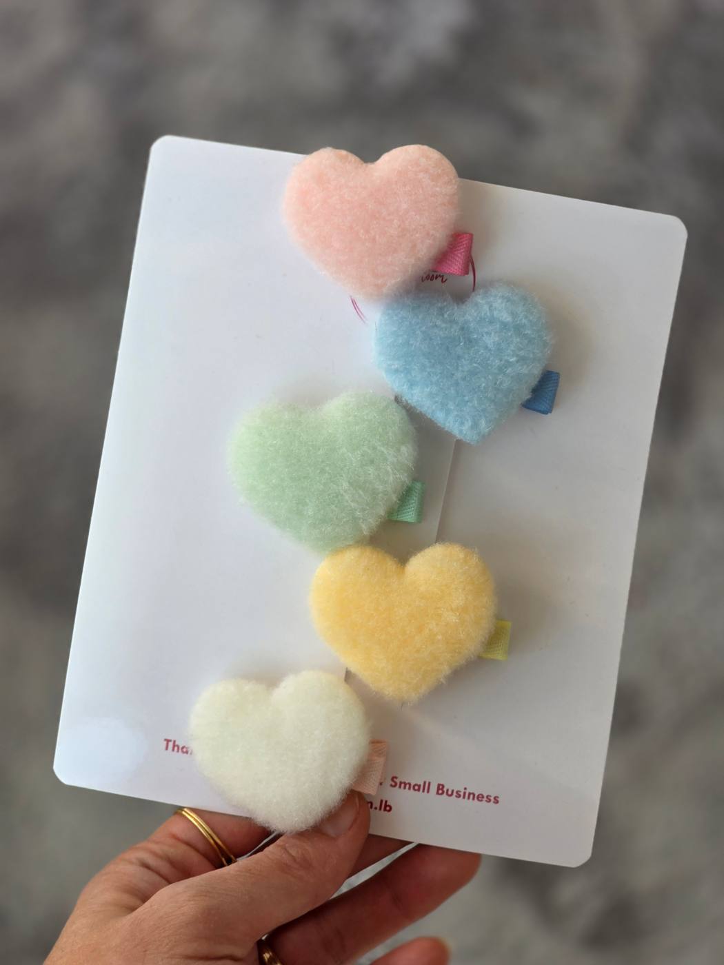 The Cloudy Hearts Hairclip Set