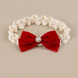 Vintage Pearl Velvet Headband