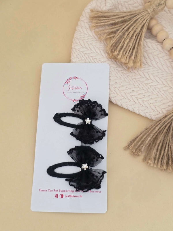 Crystal Bow Snap Clip