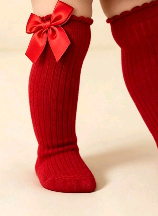High Knee Cotton Baby Socks